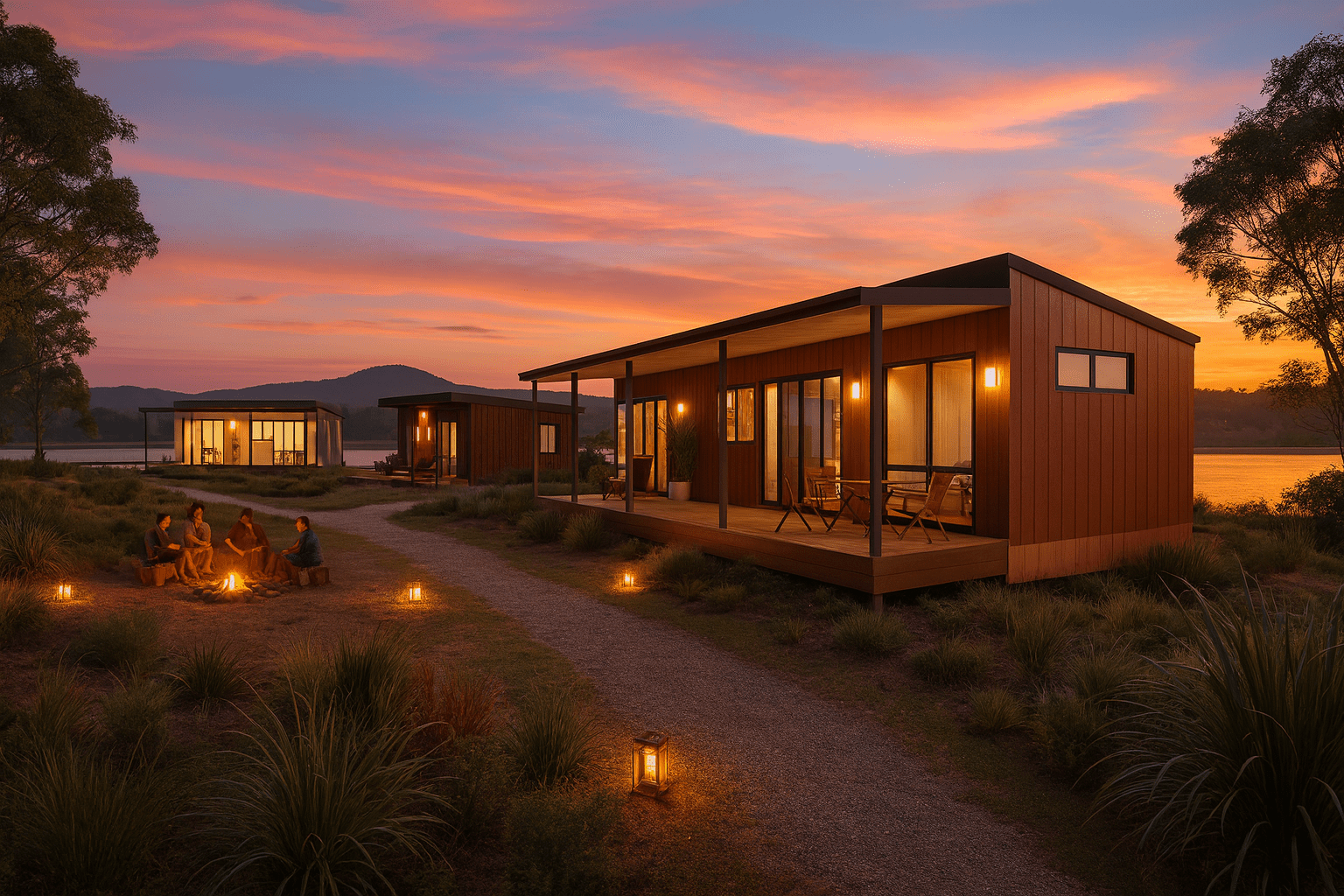 3 cabins