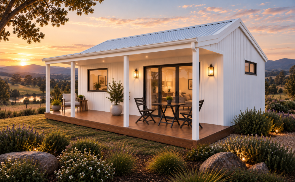 Silky Oak gable roof design