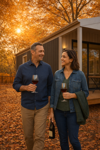 winery stays cabin